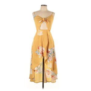 WhoIAM yellow floral dress